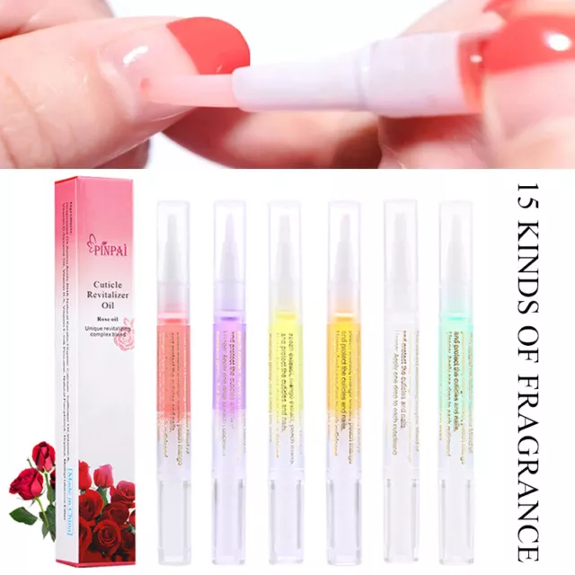 15 Colors Cuticle Revitalizer Oil Pen Nail Art Care Manicure Nutrition Treatment