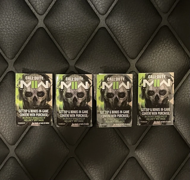 MODERN WARFARE 2 Jack Links 4 Code Set Ghillie Sasquatch Skin