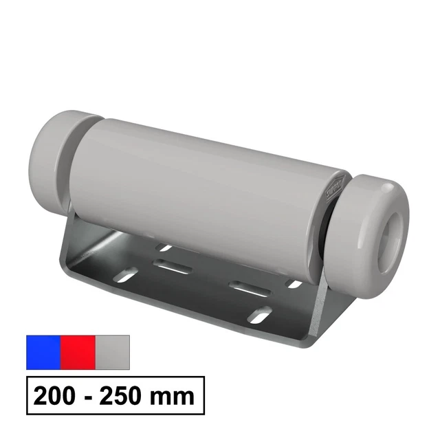 Rouleau latéral en polyuréthane avec support B y compris les embouts