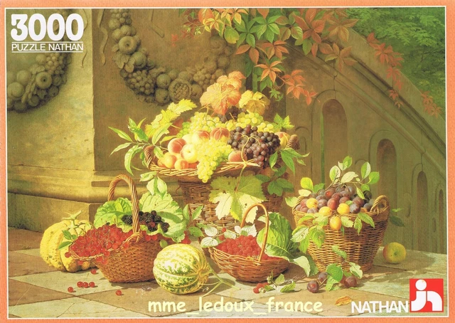 PUZZLE NATHAN " Moisson de Fruits de W. Hammer " 3000 Pièces Complet  Occasion EUR 42,00 - PicClick FR