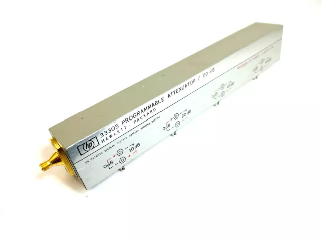 Hewlett Packard HP 33305 Programmable Attenuator Unit / 110dB + Option A-055