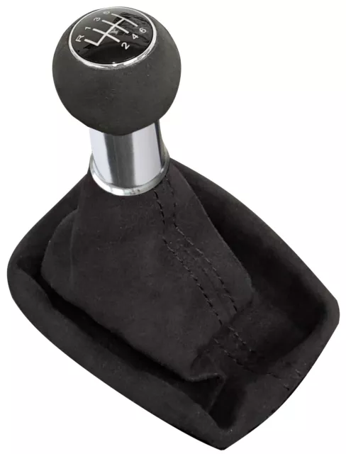 Für Audi A4 B5  94-01 6 Gang - Alcantara Schaltknauf - Schaltsack - D5/Cc/1-R