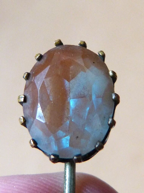 Épingle De Cravate Ancienne En Argent Sterling - USA/GB Début 1900 - Broche Homme