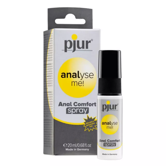 pjur analyse me Anal Comfort Spray 20ml für Dehnfähigkeit mit Aloe Gleitmittel