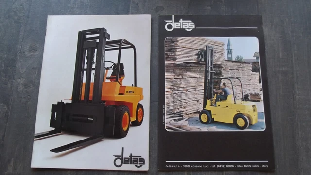 Catalogue/Brochure Chariot Elevateur Detas - Italie
