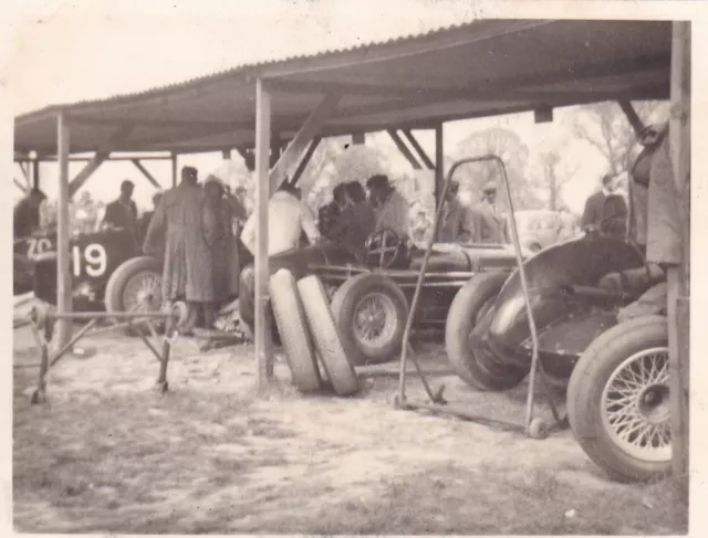 Pits At Goodwood, Either 1952,Or 1953, Photograph.