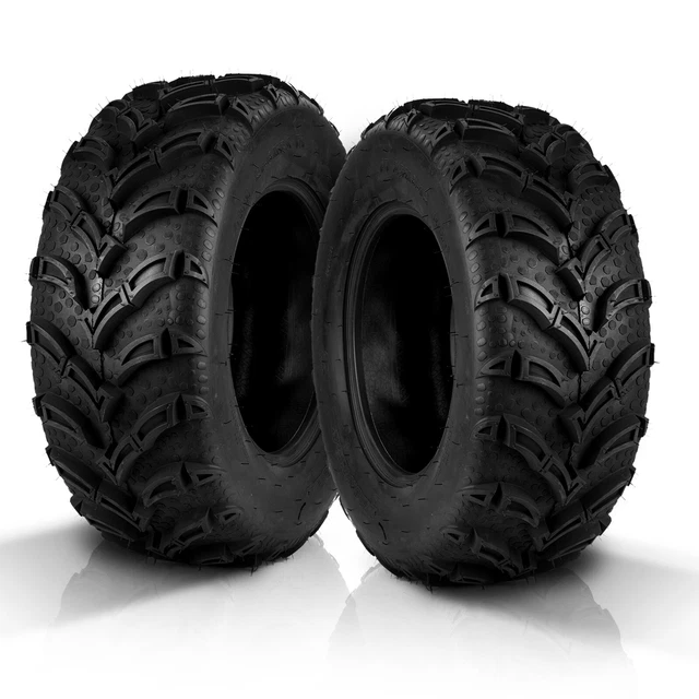 2PCS ATV UTV Lawn Mower Go Kart Tires AT 25x8-12 25x8x12 6PR All Terrain