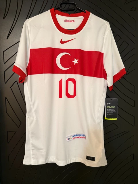 Maillot Nike Turquie #10 Hakan Çalhanoğlu - AC Milan - Taille S Neuf