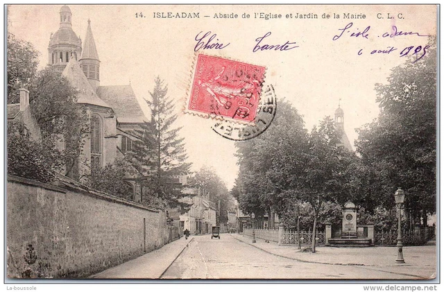 95 ISLE ADAM - abside de l'eglise