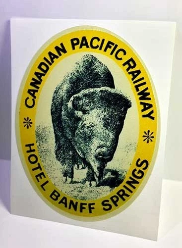 CANADIAN PACIFIC RAILWAY Vintage Style Travel Decal/Vinyl Sticker ...