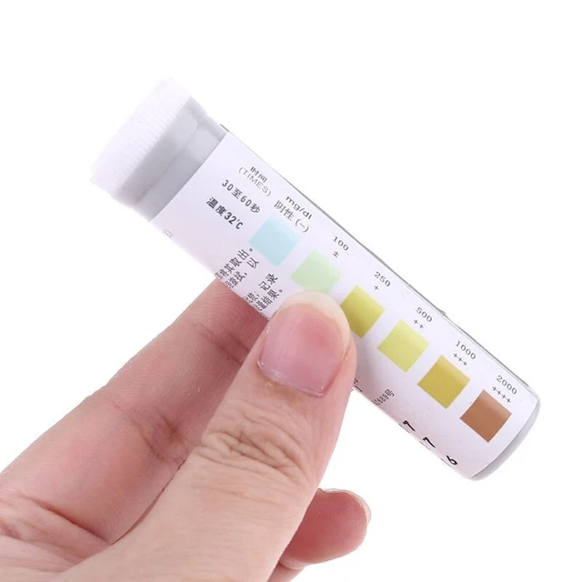 20 STRIPS URINALYSIS Glucose Diabetes Urine Strip Test Pack Quick Self