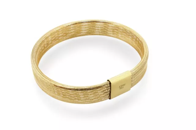 bracciale ELASTICO in oro giallo 18kt 750/1000 adatto a tutti i polsi