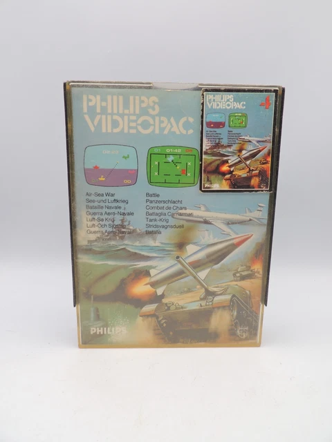 Jeu Vidéo Philips Videopac N°16 - Bataille Sous-marine / U-Batsjakt, PAL, PEGI 12, 2007, Bon état