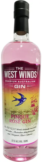 The West Winds Gin Pinque Rose Gin 700ml Bottle