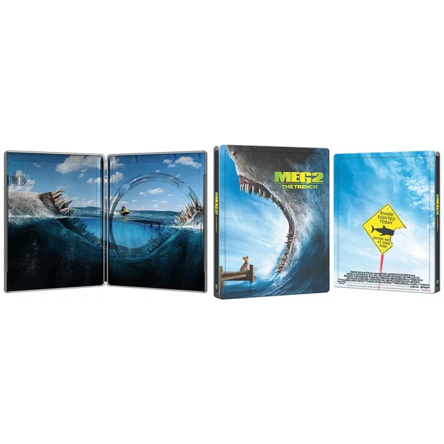 THE MEG 2 The Trench Jason Statham 4K Ultra HD Steelbook Blu Ray PRE