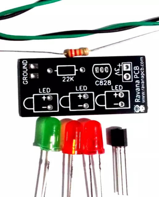 DC 3V Liquid Water Level Detection LED Sensor Module  DIY PCB Circuit Learn Kit