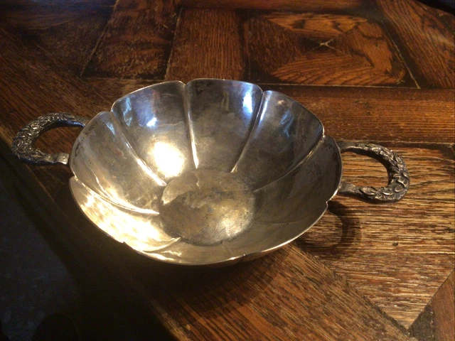 antique Colonial Spanish Coin Silver WINE TASTER tasting cup