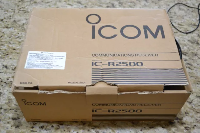 ICOM IC-R2500 Communications Receiver + Goodies - Working Condition