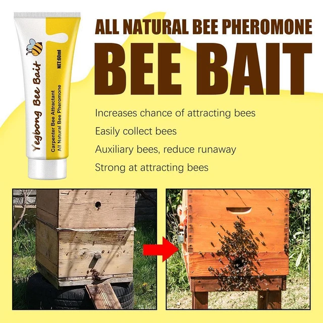 60ml For Beekeeper Bee Pheromone Swarm Attractant Beekeepinsds Lure Bait W6D7