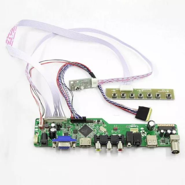 USB+HDMI+VGA LCD Drive Controller Board for 12.1" HSD121PHW1-A00 40pin 1366x768
