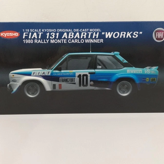 Kyosho Fiat131 Abarth Works 1/18 Scale Car