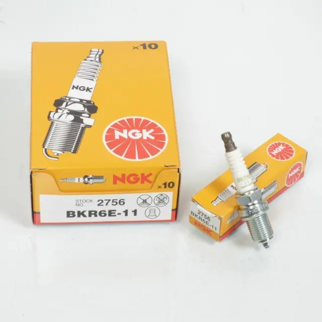 Bougie d'allumage NGK pour Deux Roues Honda 2001 à 2006 BKR6E-11 / 2756 Neuf