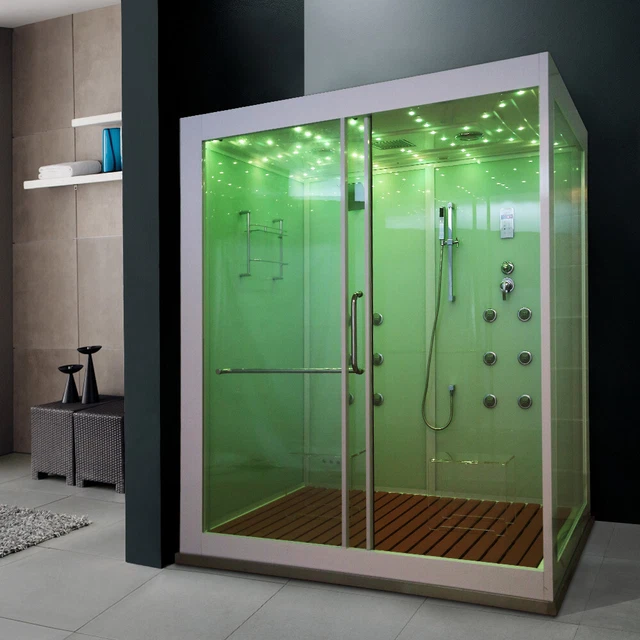 Home Deluxe Ducha de Vapor Cabina de Ducha Aroma para Sauna Dampf