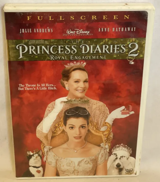 Princess Diaries 2: Royal Engagement (DVD, 2004, Full Frame) Anne Hathaway