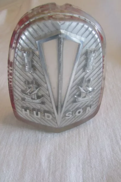 Vintage Hudson Front Center Badge Emblem For Grille Chrome-Hood Ornament