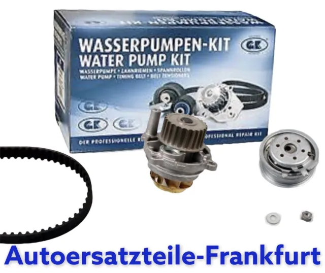 GK Zahnriemensatz + Wasserpumpe AUDI A3 A4 + VW GOLF POLO TOURAN SEAT SKODA 1.6