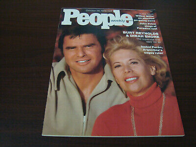 People Weekly Magazine OCT. 28,1974 BURT REYNOLDS & DINAHSHOR No Mailing Label