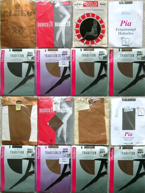 8x CALZE - HUDSON - ELBEO - ESDA - CHELO - VINTAGE - TG. 9 1/2 - 10
