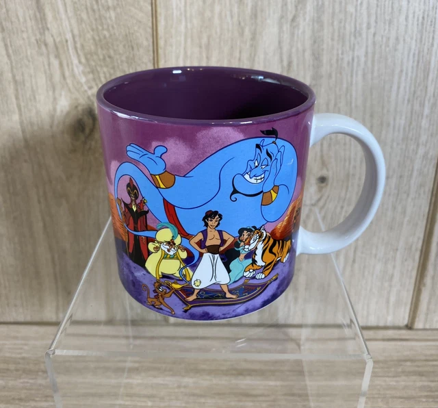 DISNEY CLASSICS ALADDIN Coffee Mug Cup Japan Vintage 90s Collectable £