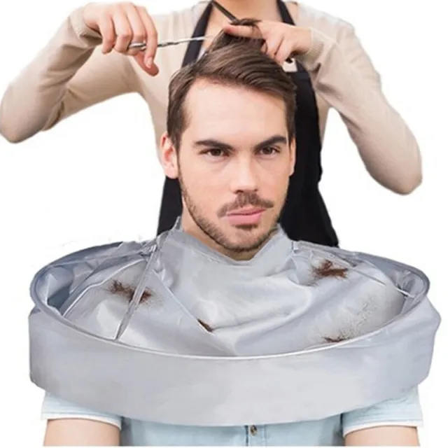 Foldable Hair Cutting Cloak Umbrella Cape Gown Cloth Salon Barber Hairdressing u
