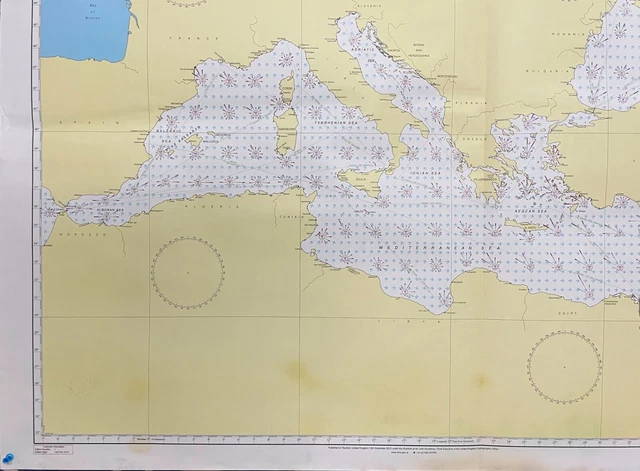 ADMIRALTY 5146(9) ROUTEING Chart MEDITERRANEAN AND BLACK SEAS MARINE ...