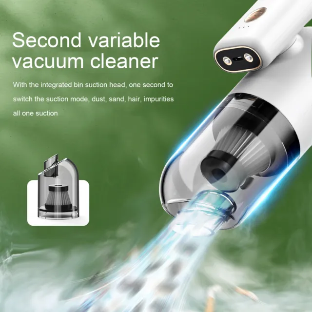 Lightweight Handheld Dust Remover High-power Cordless Car Vacuum Cleaner