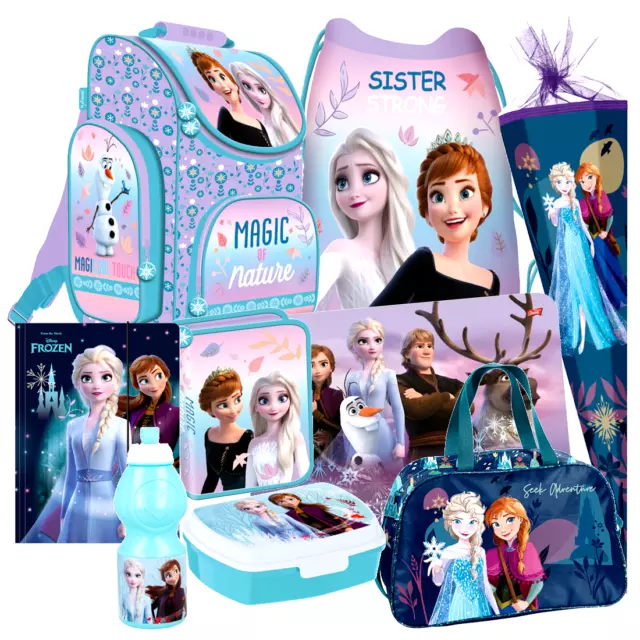 Disney Frozen Eiskönigin 9 Teile Set Schulranzen Ranzen SCHULTÜTE 85cm Tornister