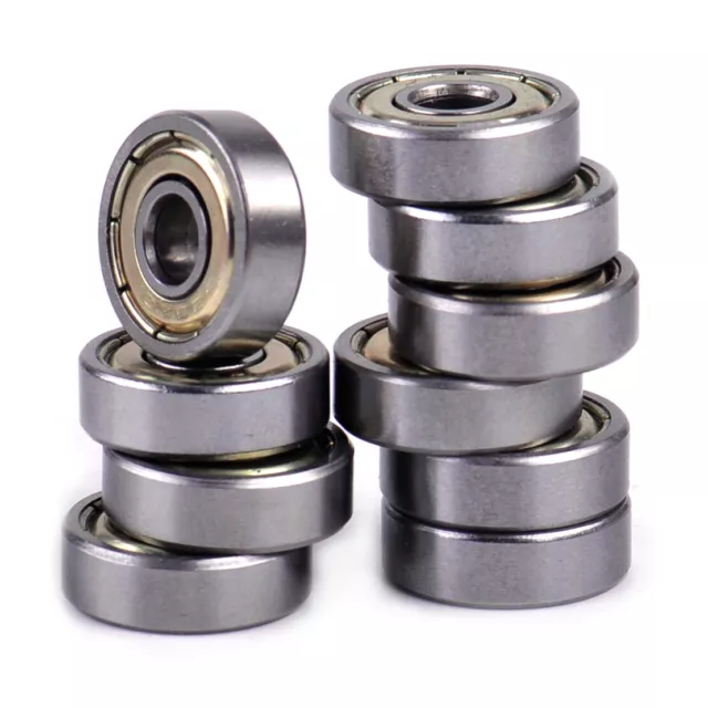 10 625 625ZZ Miniature Ball Bearings Mini Shielded Metal Deep Groove 5x16x5mm Pd