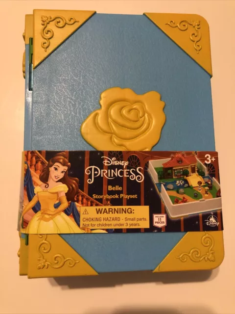 Disney Parks Princess Belle Beauty & The Beast Storybook Playset  New W Flaws 2