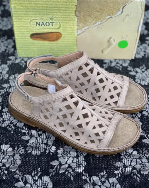 Naot Amadora 63417 Sandal Slingback Size EU 42 Women’s Stone Nubuck