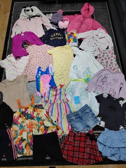 #900💜 Huge Bundle Of Girls Clothes 4-5years GEORGE NEXT ZARA PRIMARK M&S H&M
