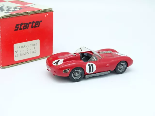 Starter Kit Monté 1/43 - Ferrari Testarossa TR 60 Le Mans 1960 N°11 3