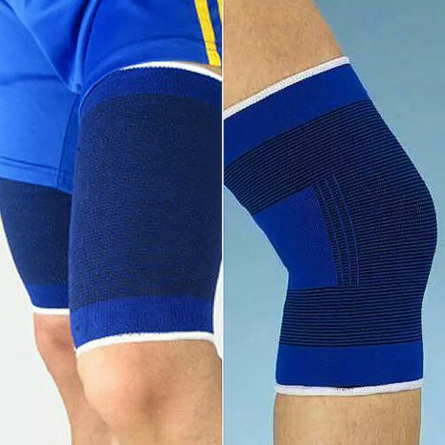 Kniestütze x 2 Riemenschutz Verletzung Verstauchung Sport Socke Elastisch Sport Laufen