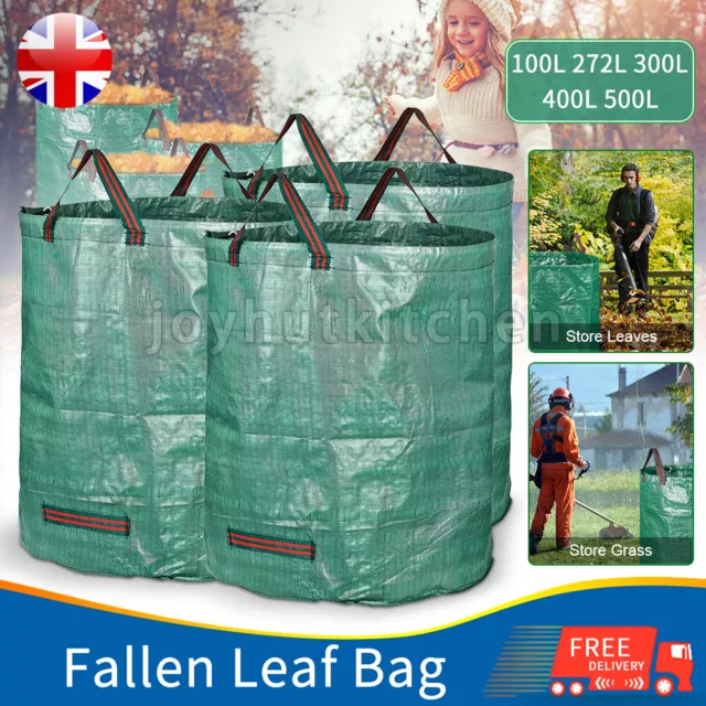 Extra Large Garden Waste Bags Refuse Heavy Duty Sacks Grass Leaves Rubbish Bag