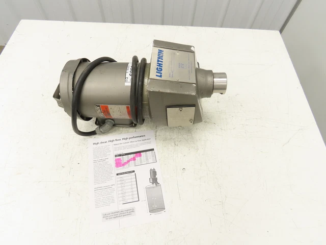 Lightnin XJ-30 Clamp-Mount Tank Mixer Agitator .3Hp 1725 RPM 230/460V 3PH Motor
