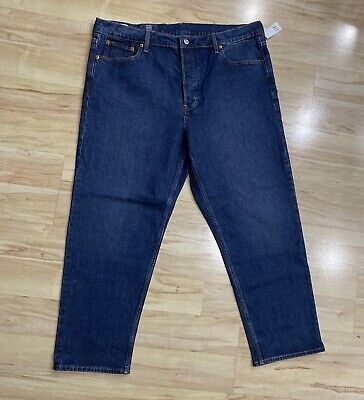Nuovo Donna Gap Provocante Dritto Jeans Blu High Rise Pantaloni Misura 18 (34)