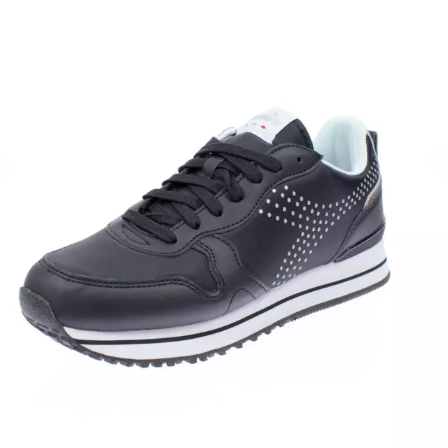 Diadora Olympia Platform Firefly - Sneakers In Sintetico Nero - Donna Scarpe