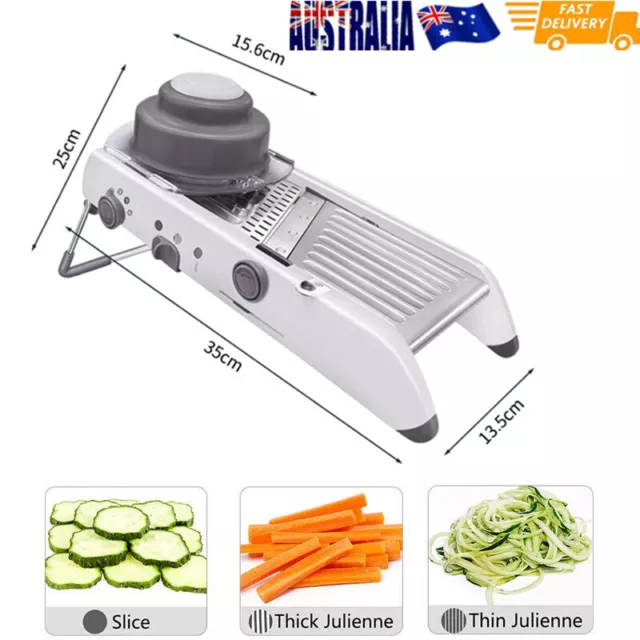 Household Mandolin Slicer Fruit Peeler Julienne Cutter Chopper Adjustable Blades