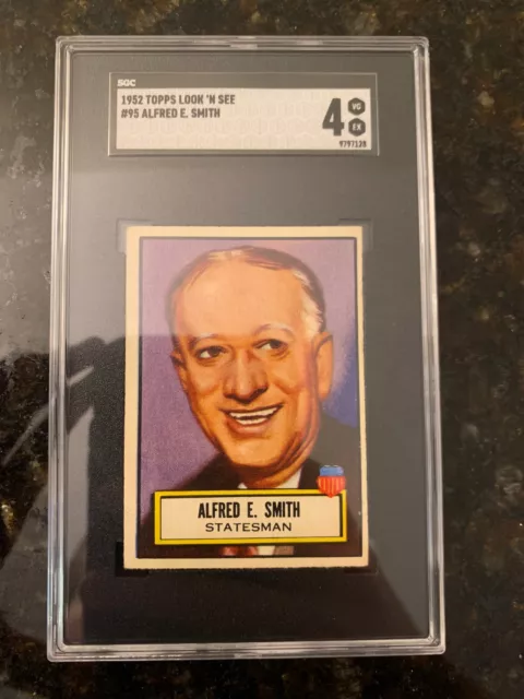 1952 Topps Look 'N See #95 ALFRED E. SMITH.......SGC 4