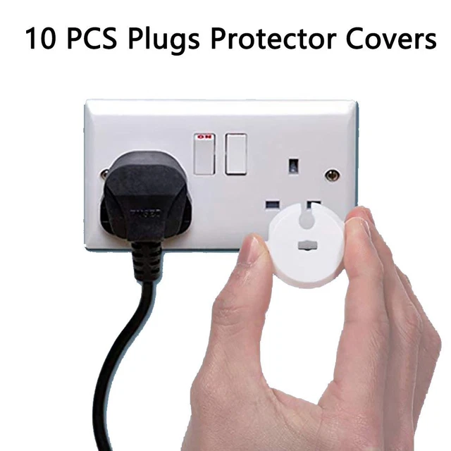 ABS Sockets Cover Outlet Socket Lock Plugs Protector Cover Outlet Cover